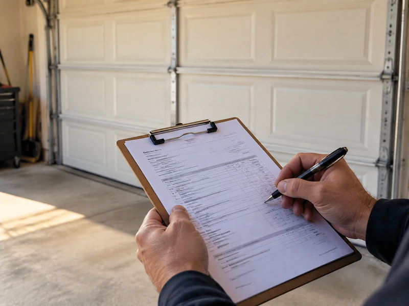 A written estimate, a key defence against a fake garage door company