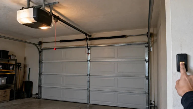 Garage door opener running while the door stays closed